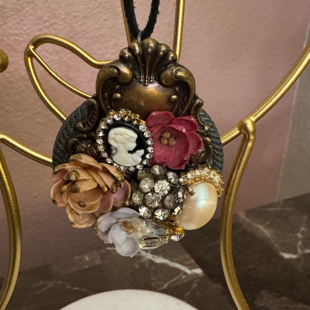 Handmade repurposed pendant